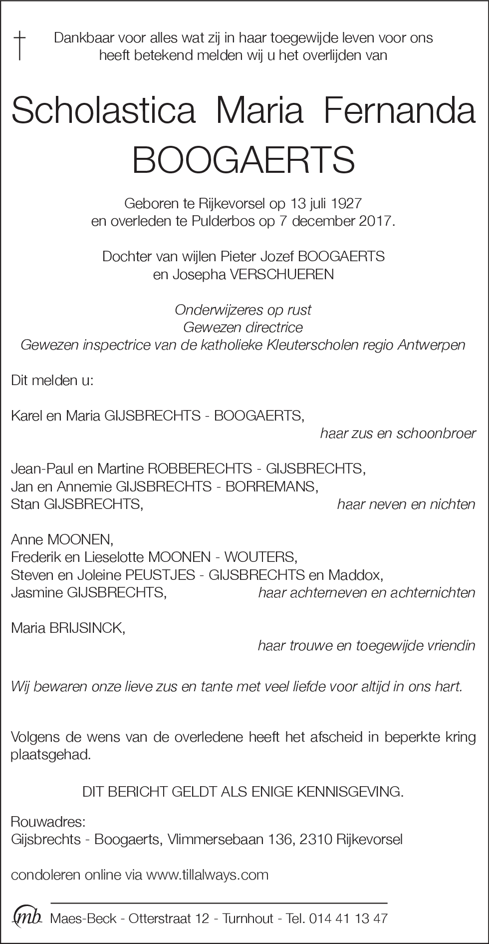 Maria Fernanda Boogaerts