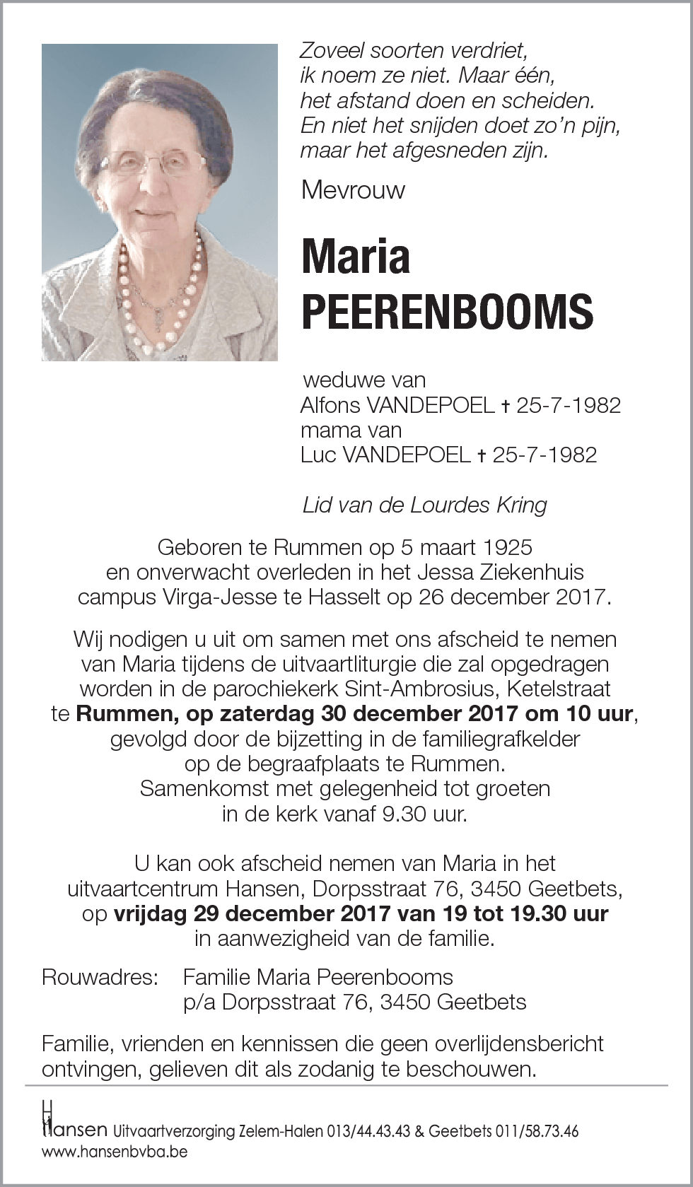 Maria PEERENBOOMS