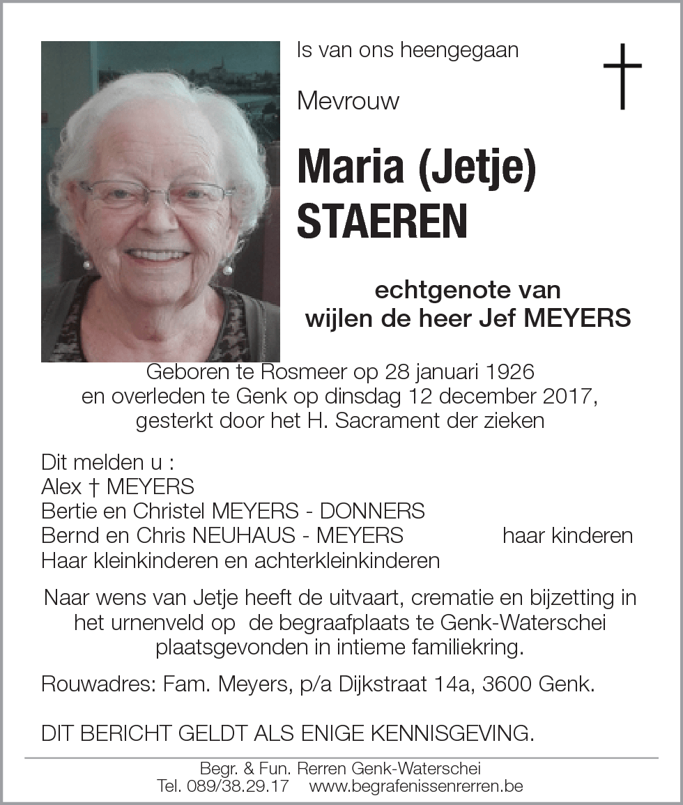 Maria STAEREN