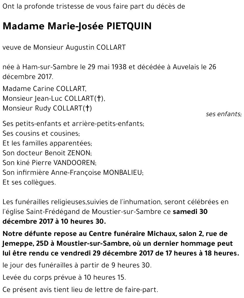 Marie-Josée PIETQUIN