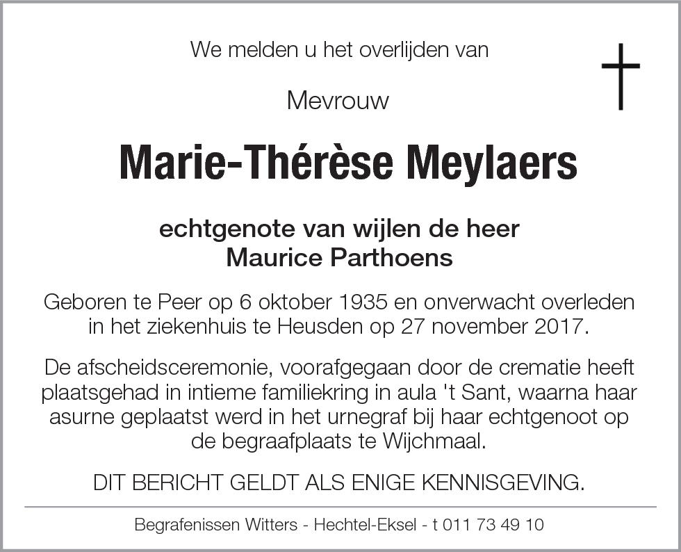 Marie-Thérèse Meylaers