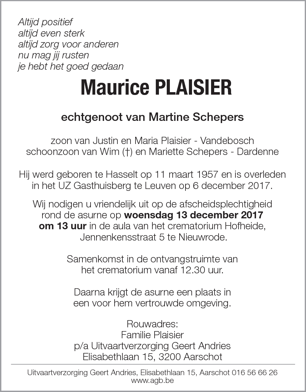 Maurice Plaisier
