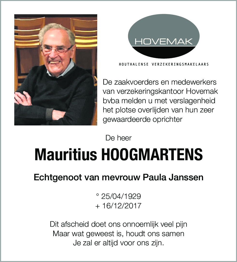 Mauritius Hoogmartens