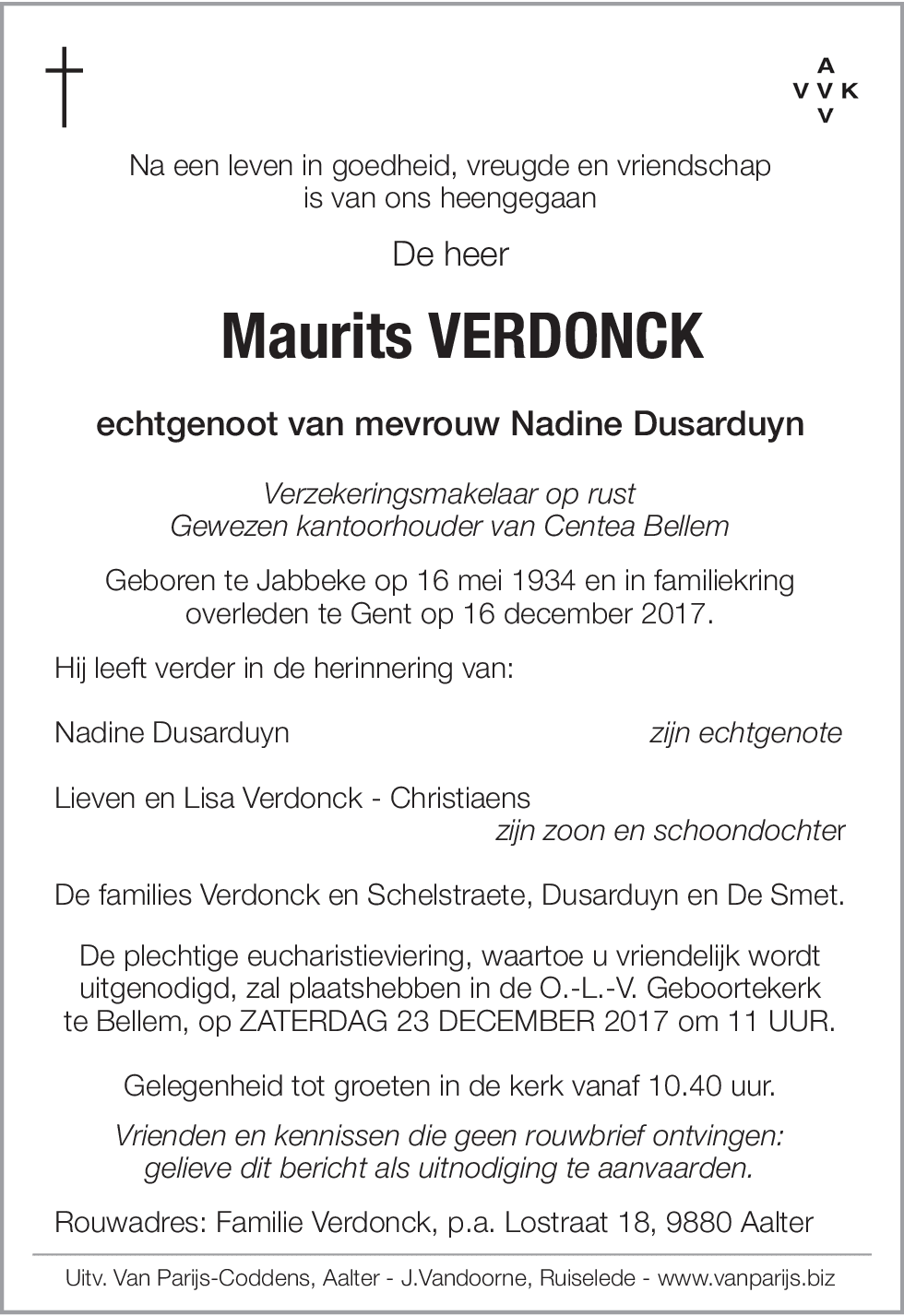 Maurits VERDONCK
