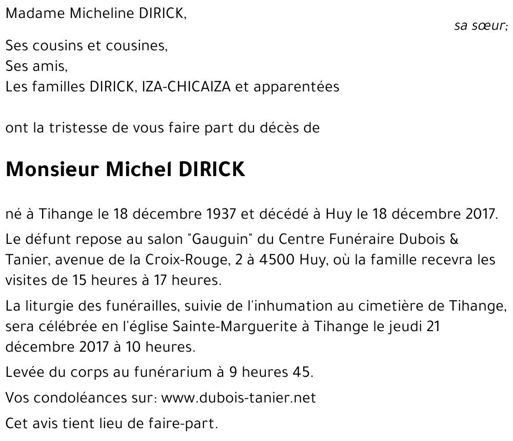 Michel DIRICK