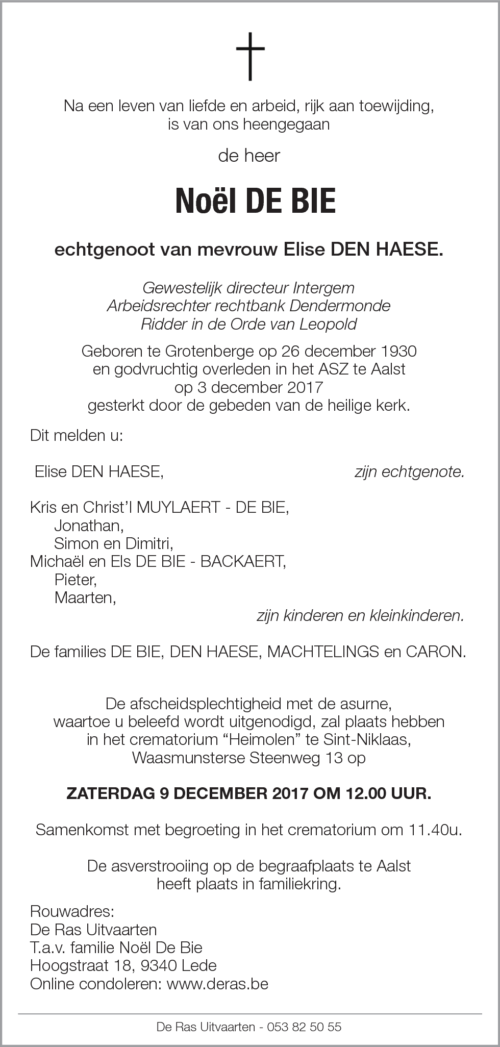 Noël De Bie