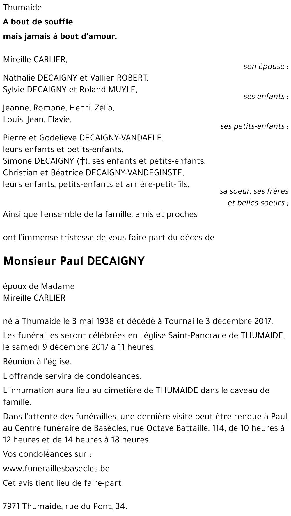 Paul DECAIGNY