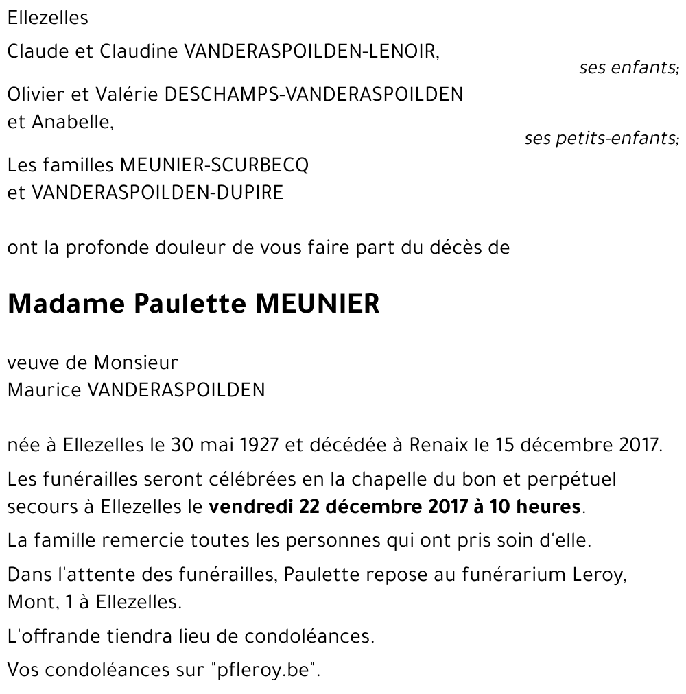 Paulette Meunier