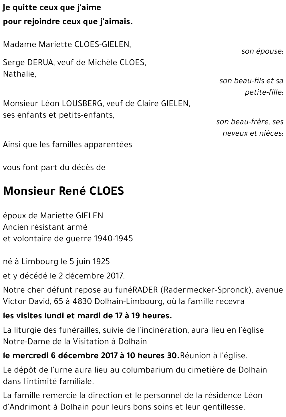 René CLOES