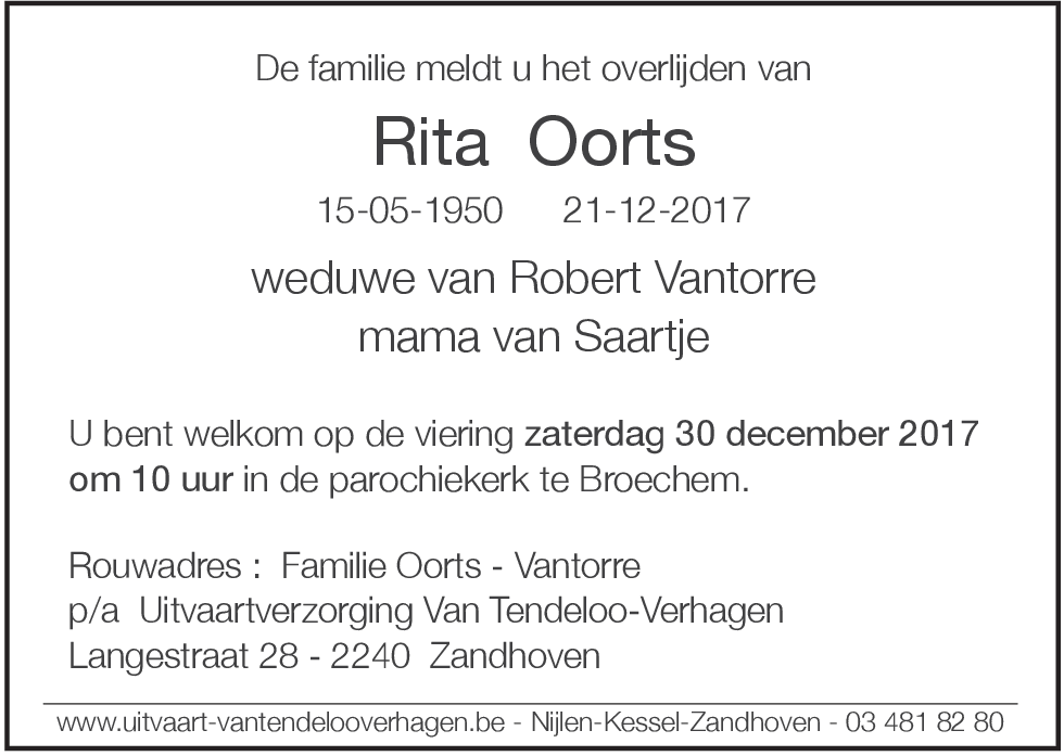 Rita Oorts