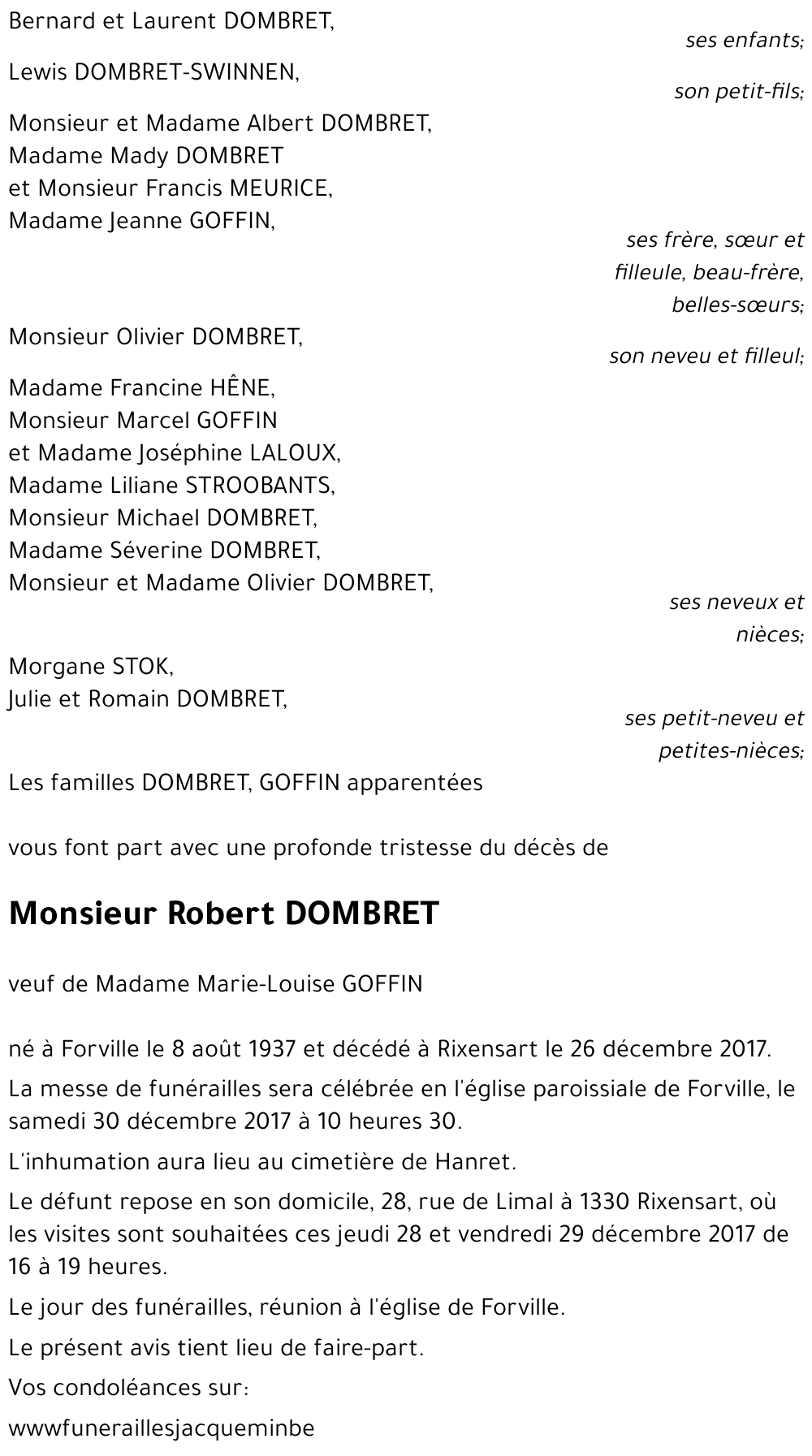 Robert DOMBRET