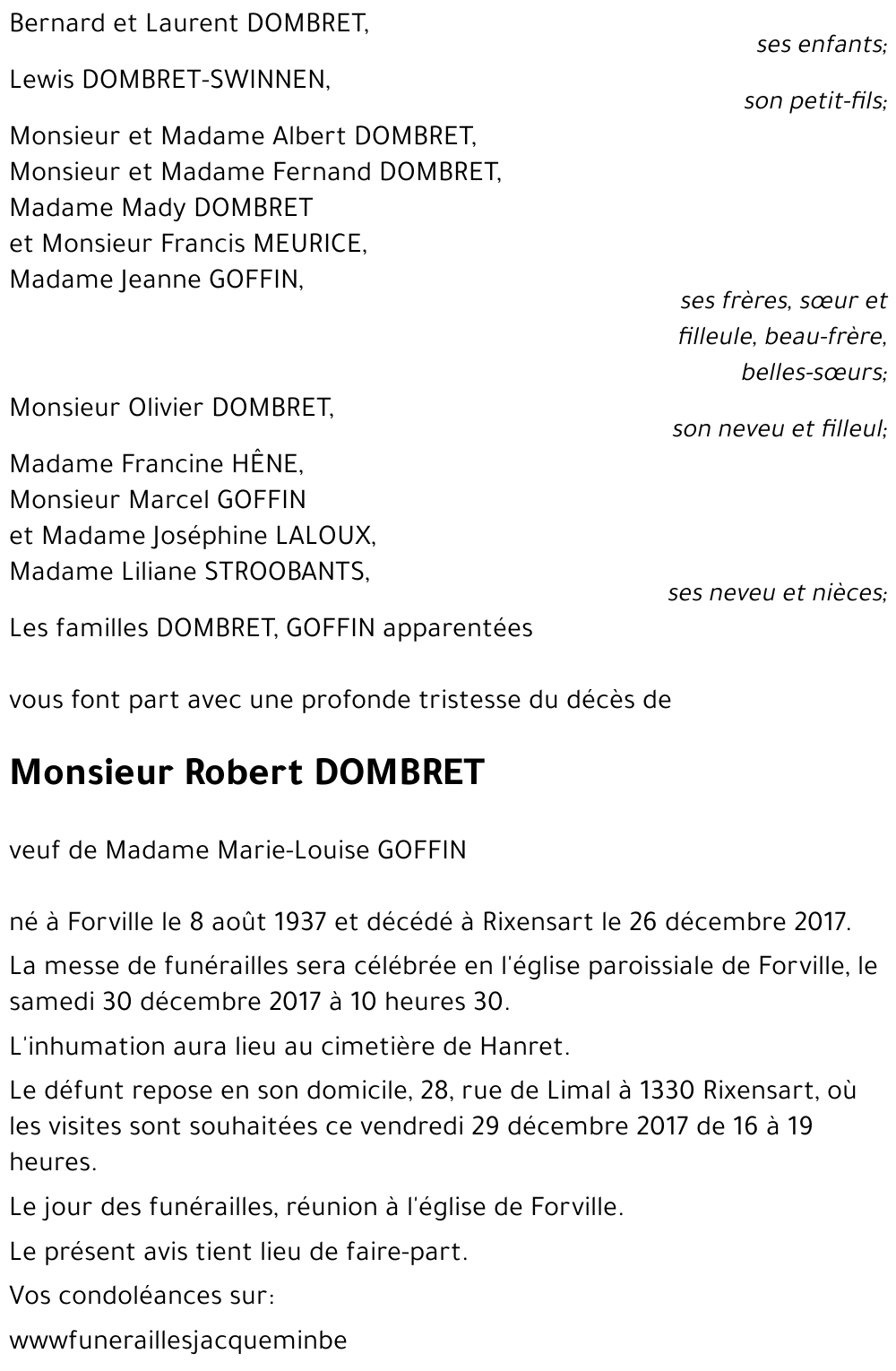 Robert DOMBRET