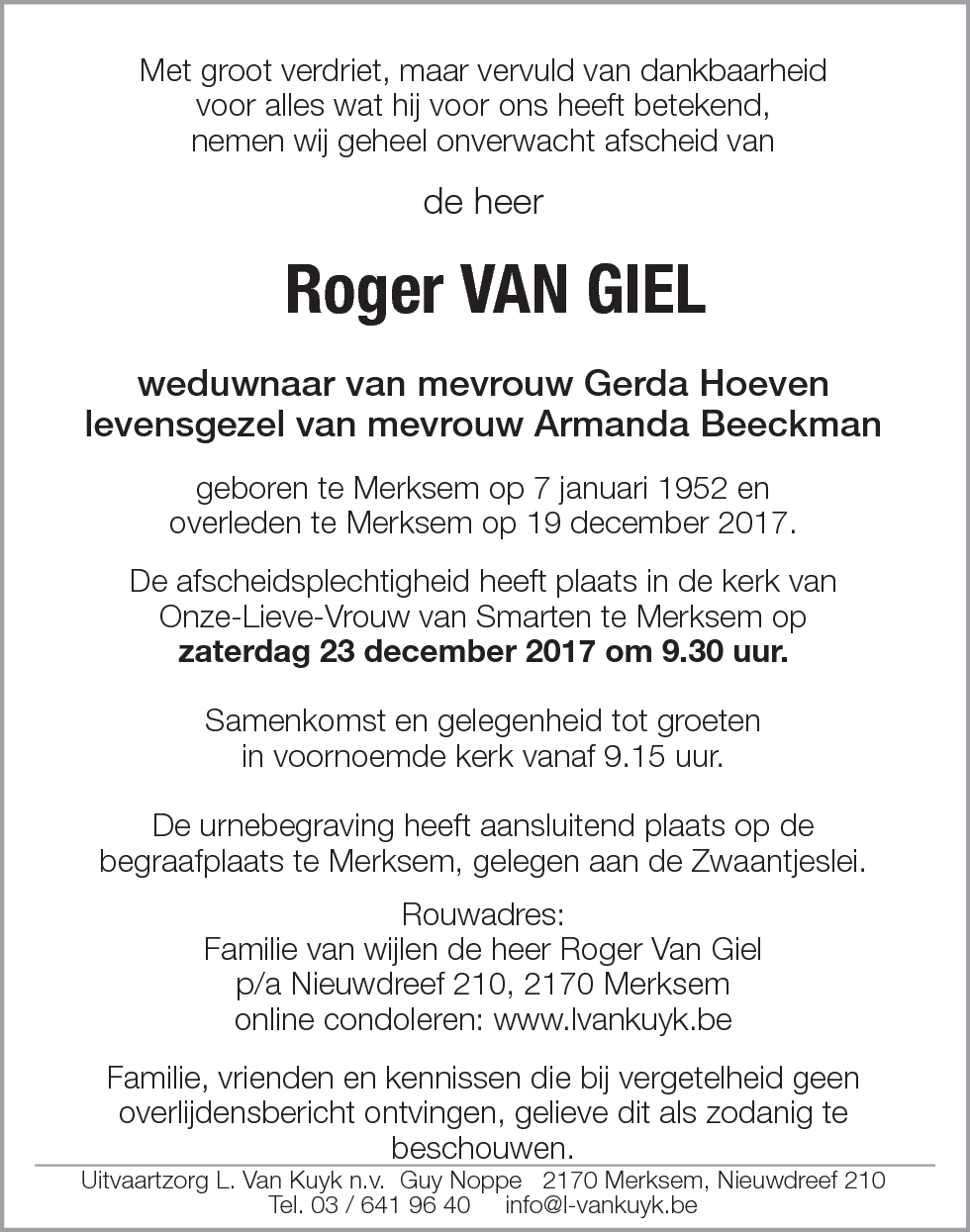 Roger Van Giel