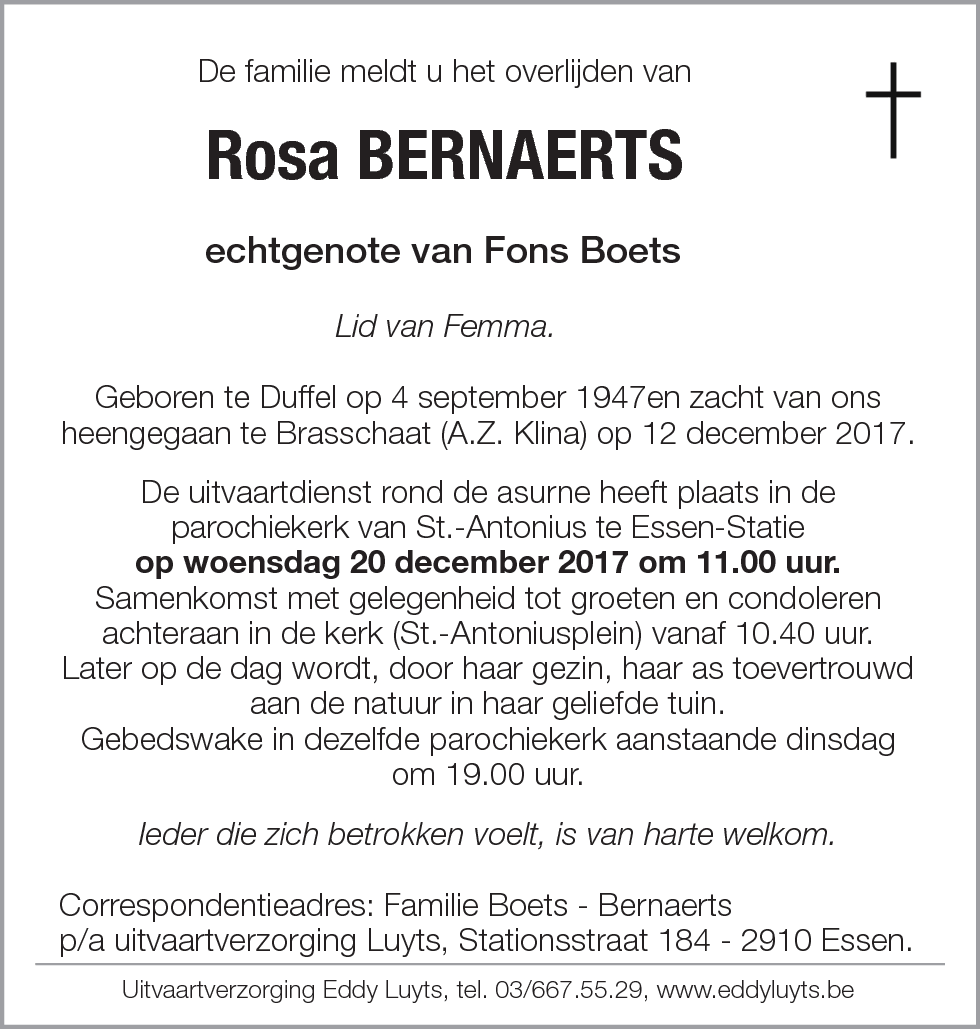 Rosa Bernaerts