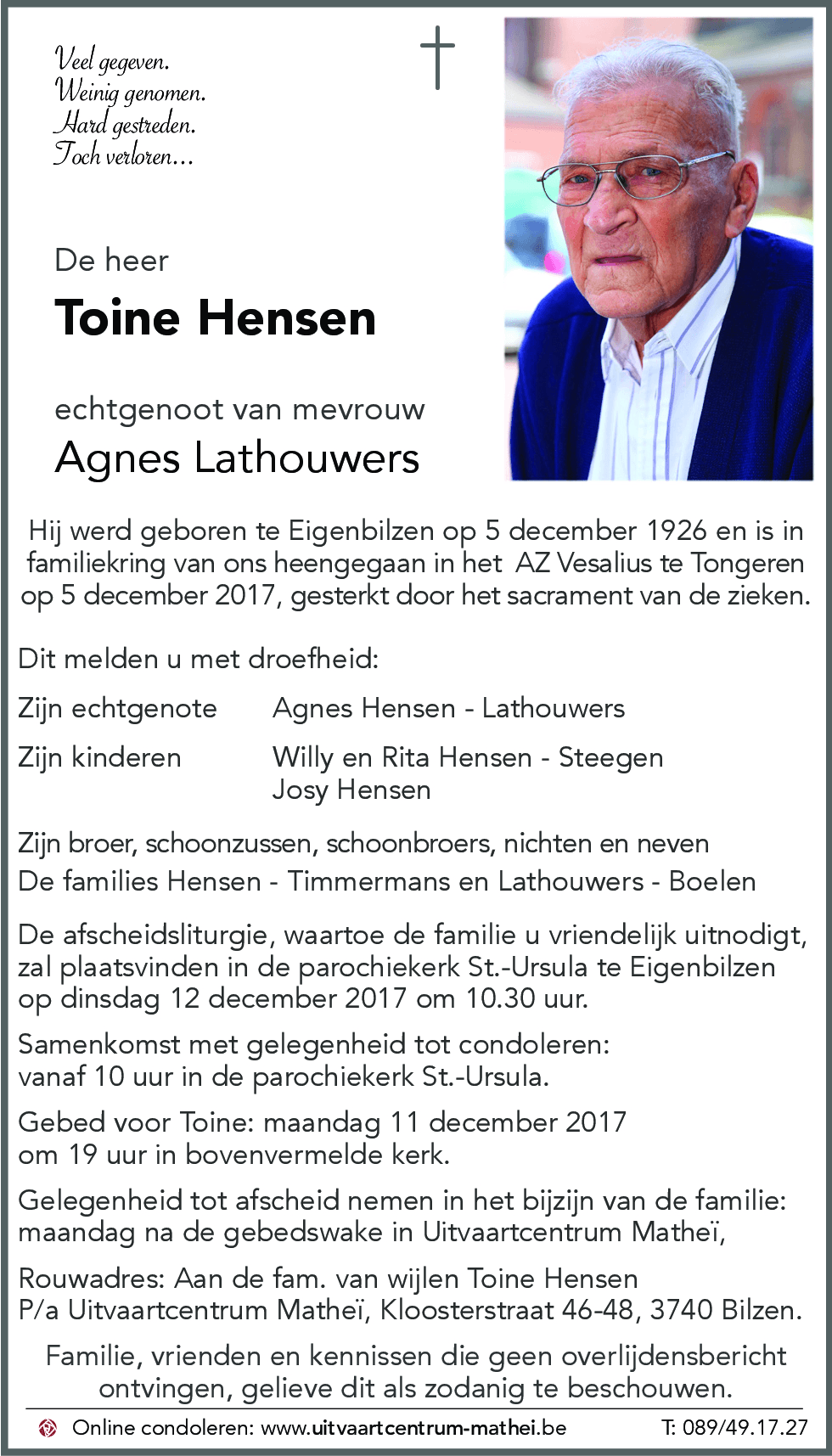 Toine HENSEN