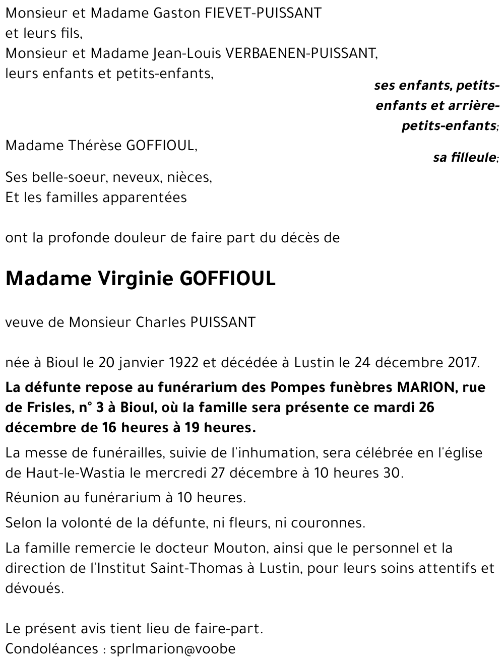 Virginie GOFFIOUL