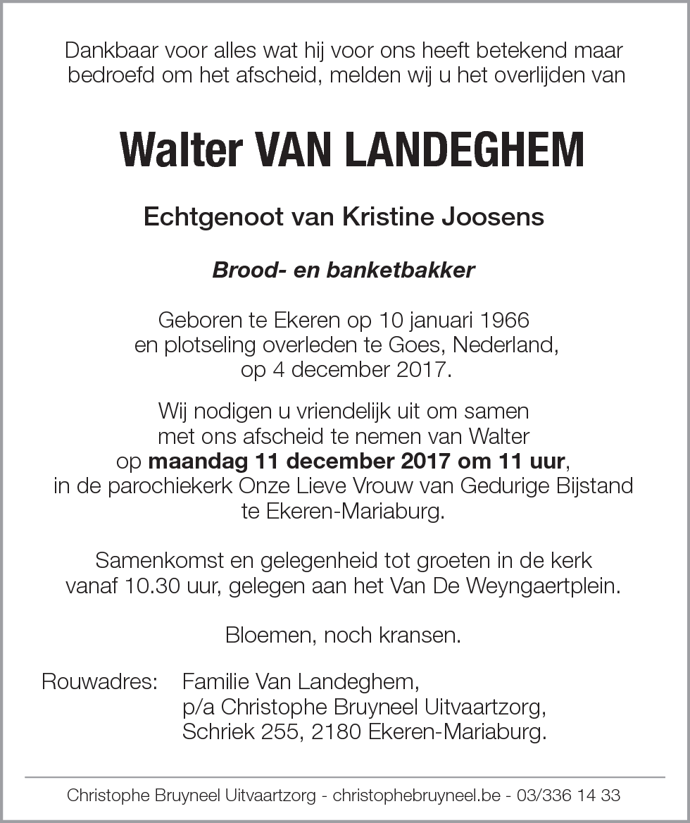 Walter Van Landeghem