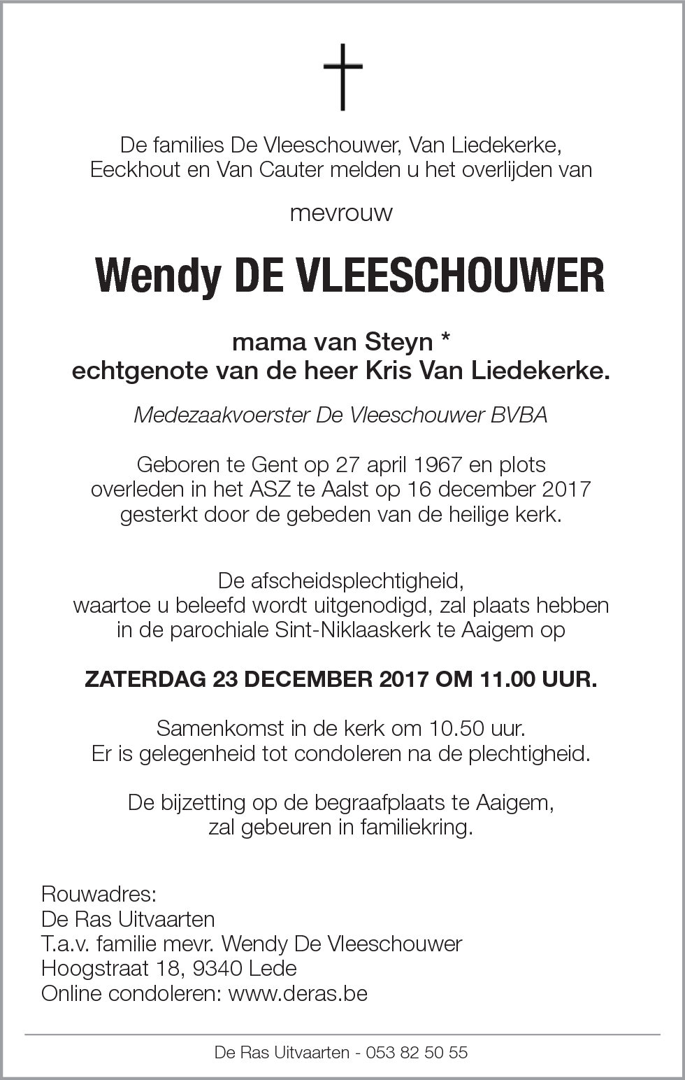 Wendy De Vleeschouwer