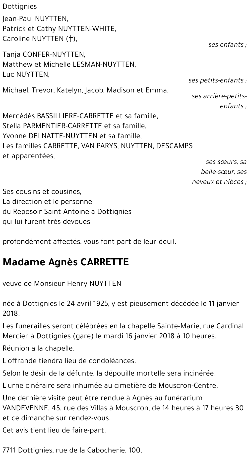 Agnès CARRETTE