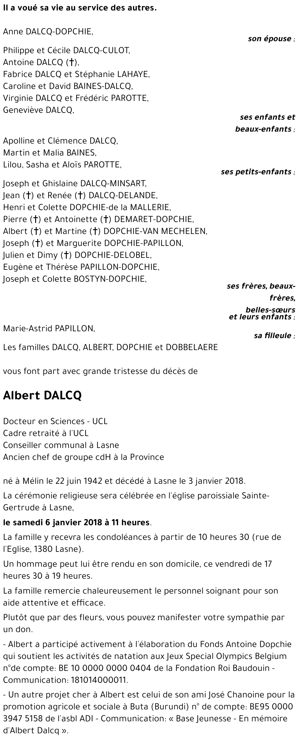Albert DALCQ