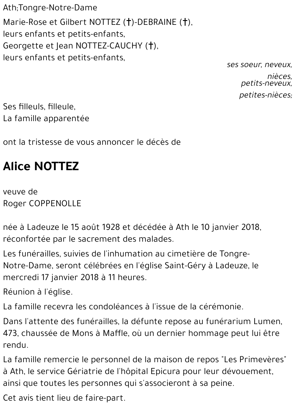 Alice NOTTEZ