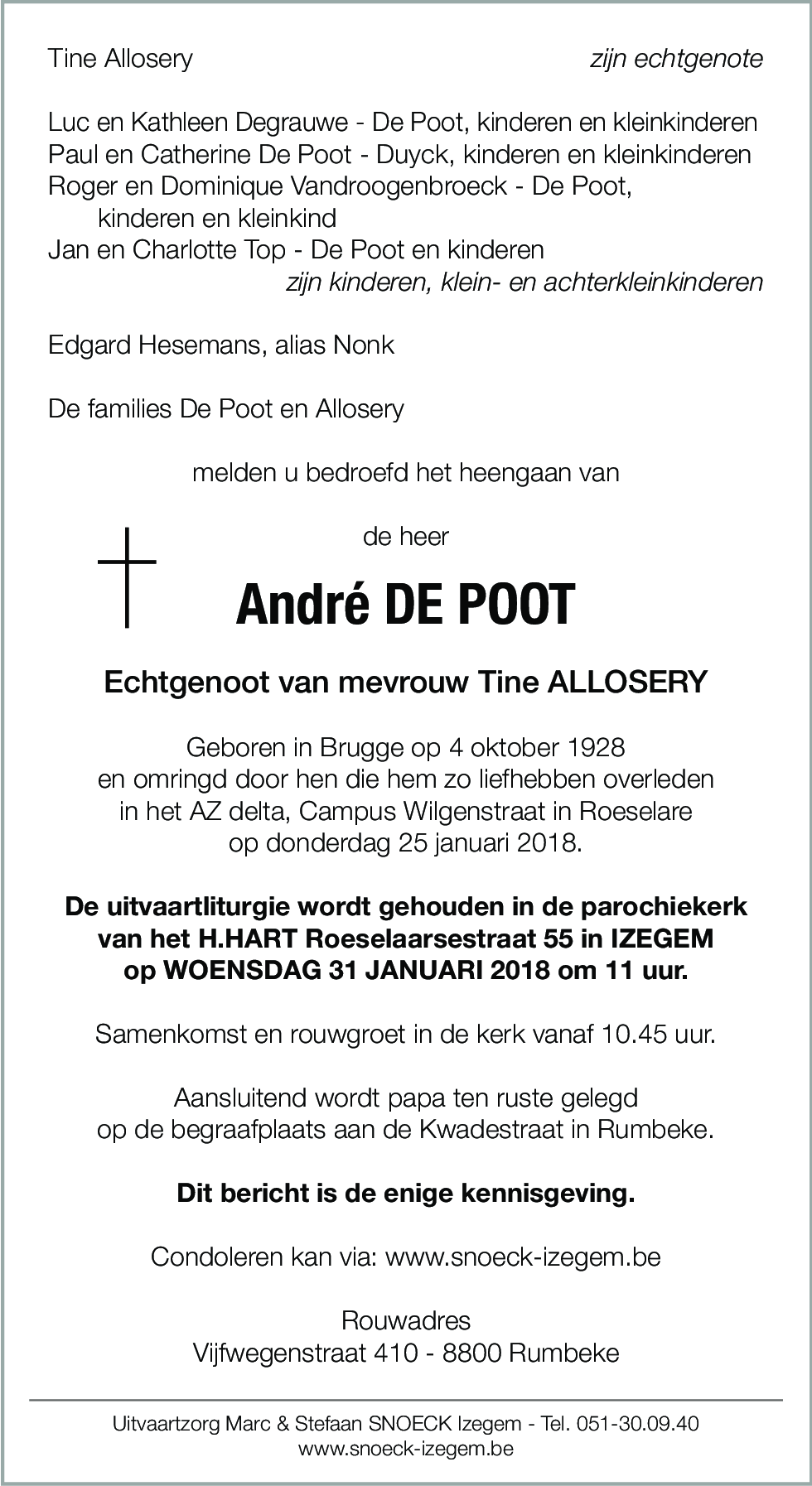 André De Poot