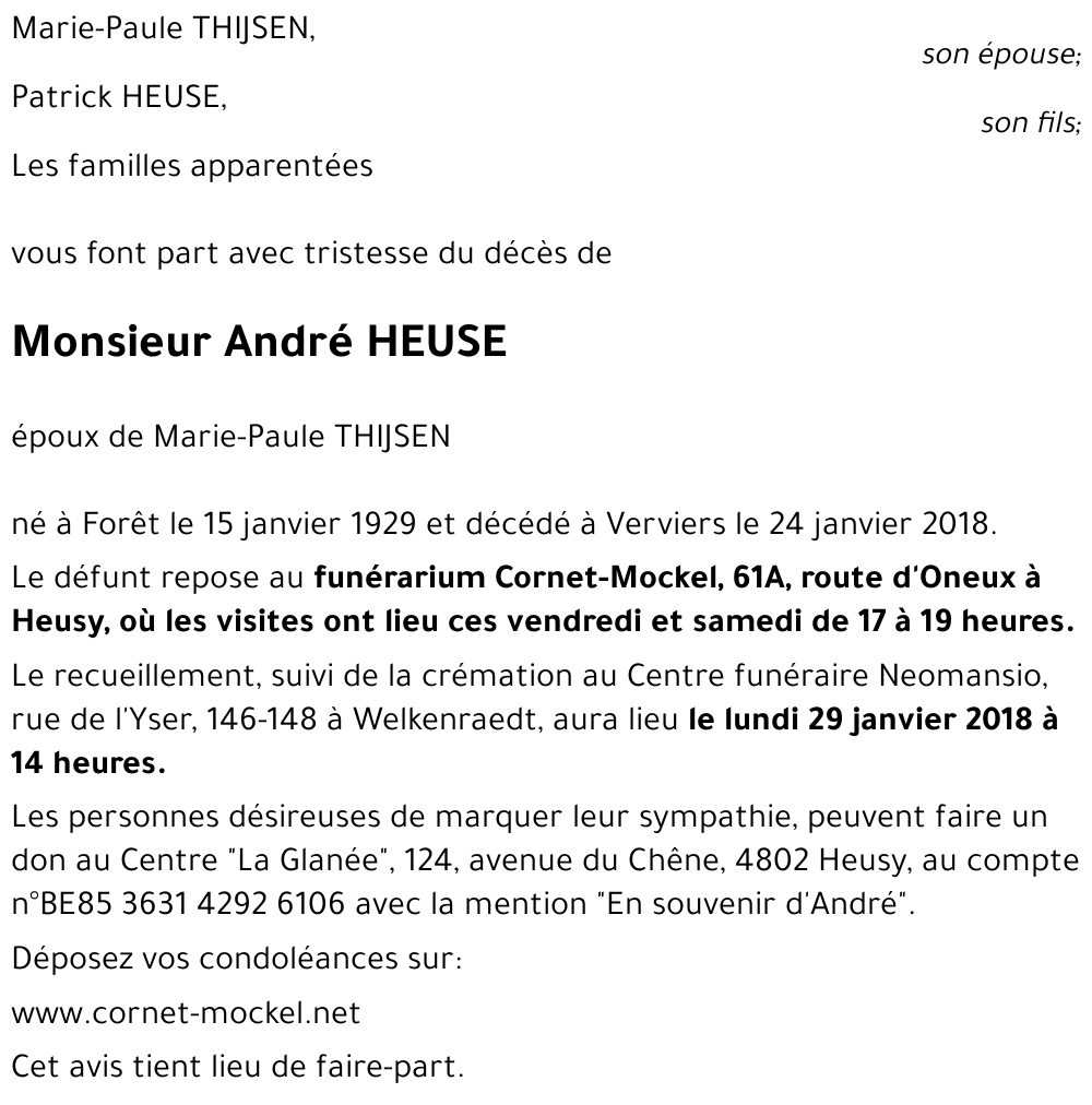 André HEUSE