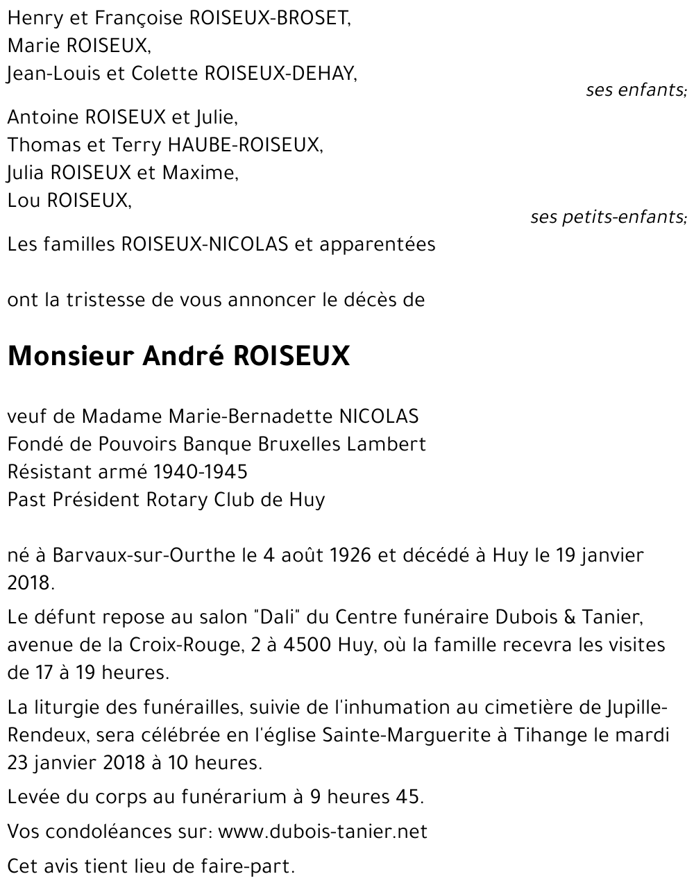 André ROISEUX