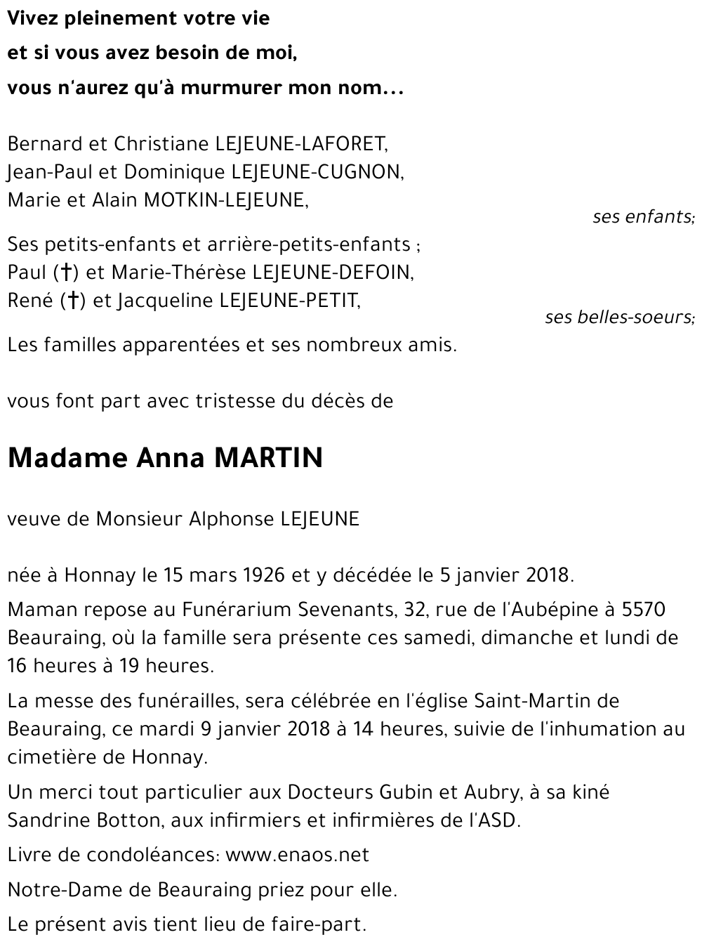 Anna MARTIN