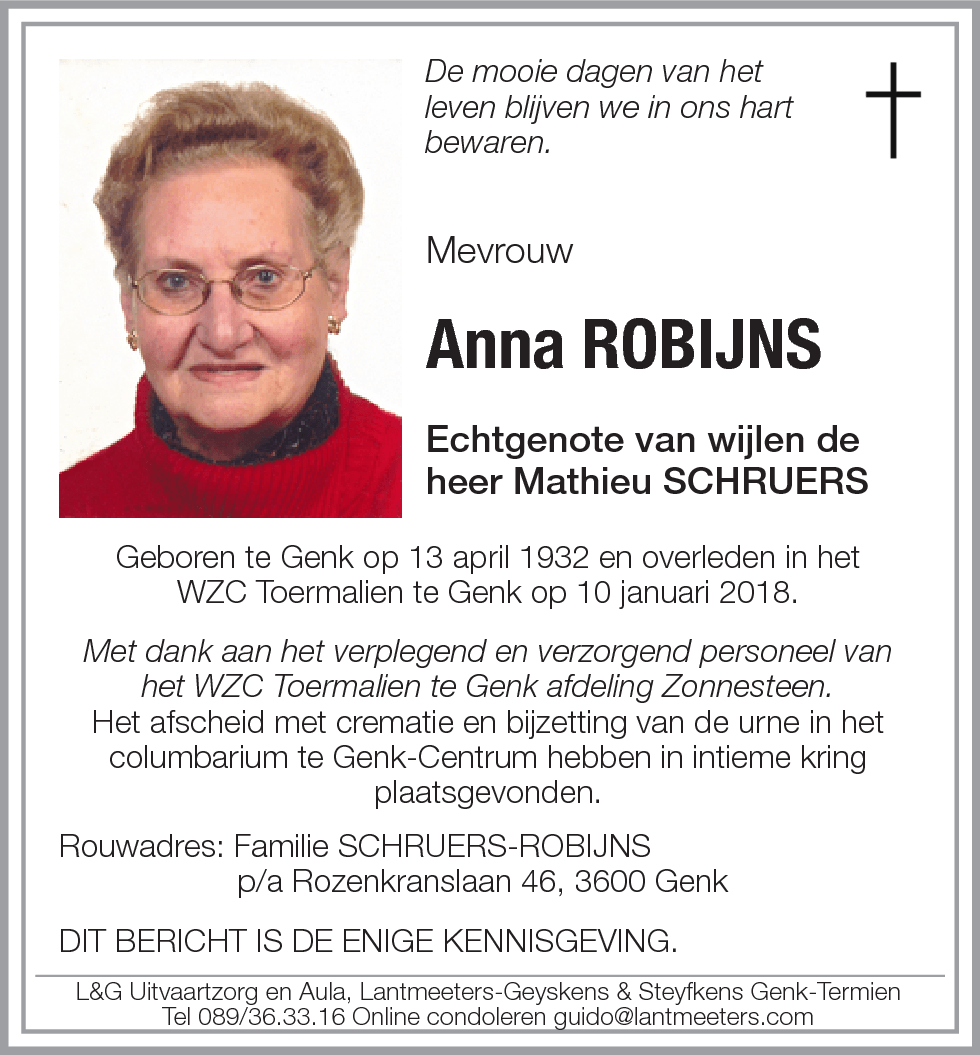 Anna ROBIJNS