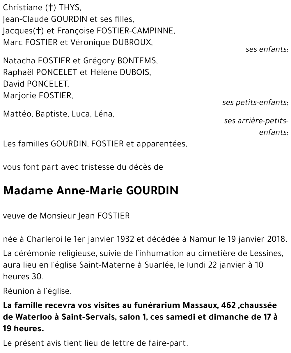 Anne-Marie GOURDIN