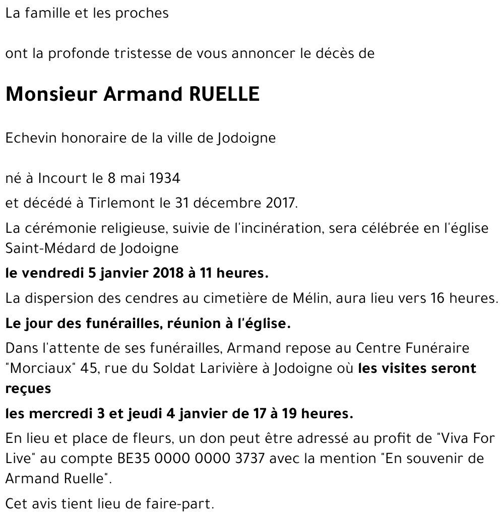 Armand RUELLE