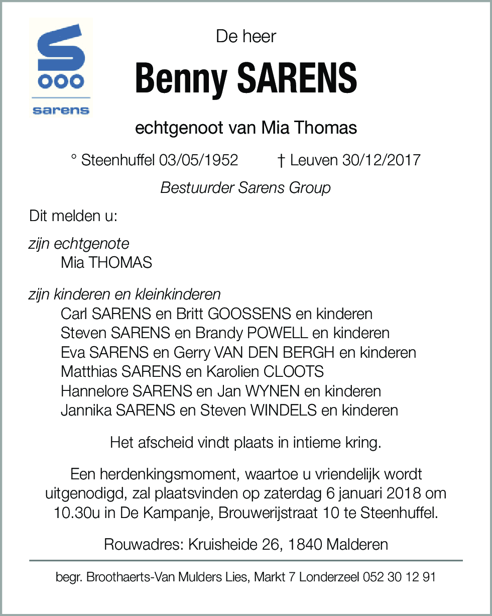 Benny Sarens
