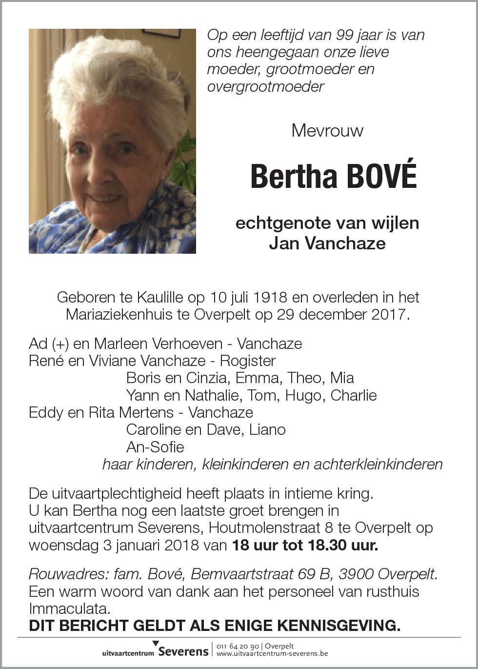 Bertha Bové