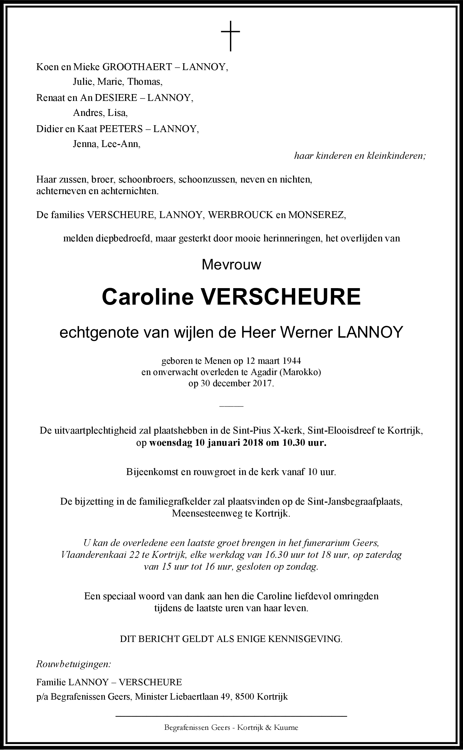 Caroline VERSCHEURE