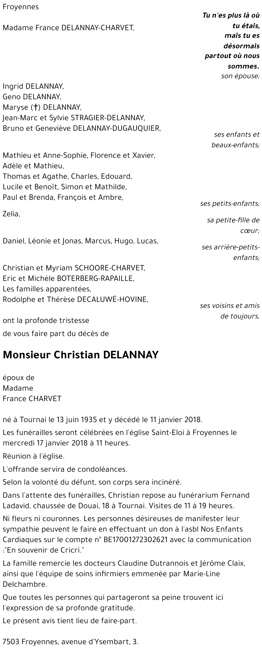 Christian DELANNAY