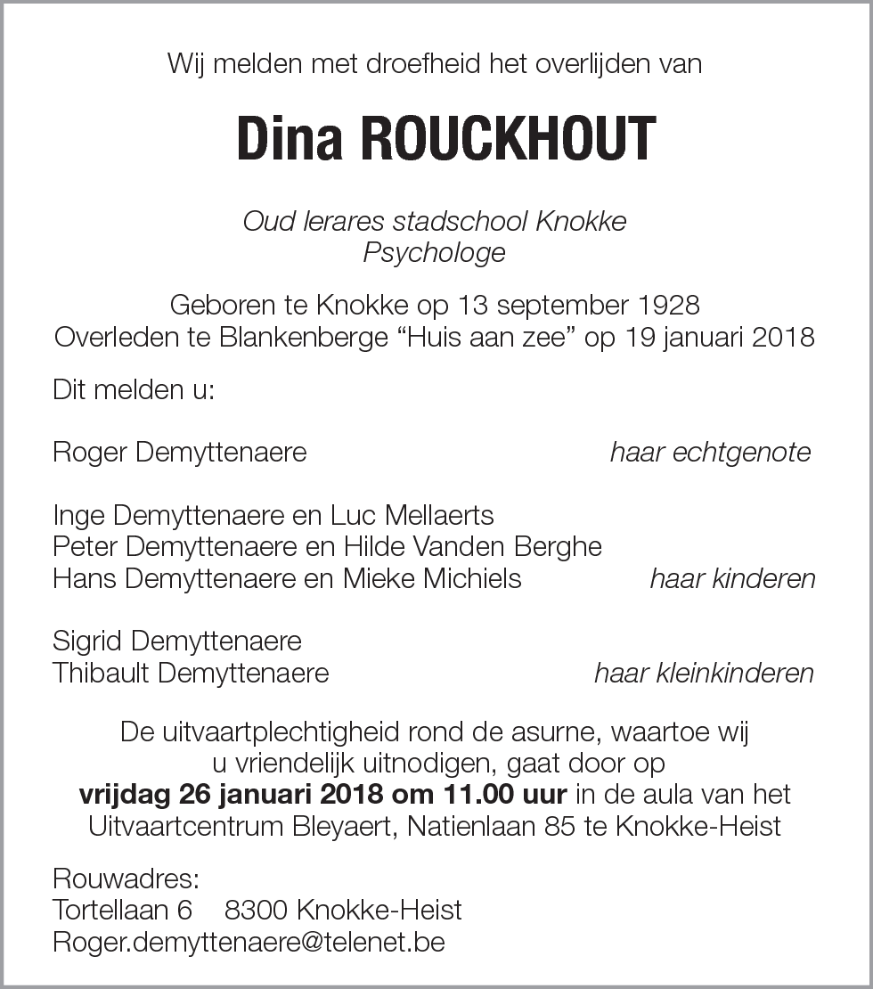 Dina Rouckhout