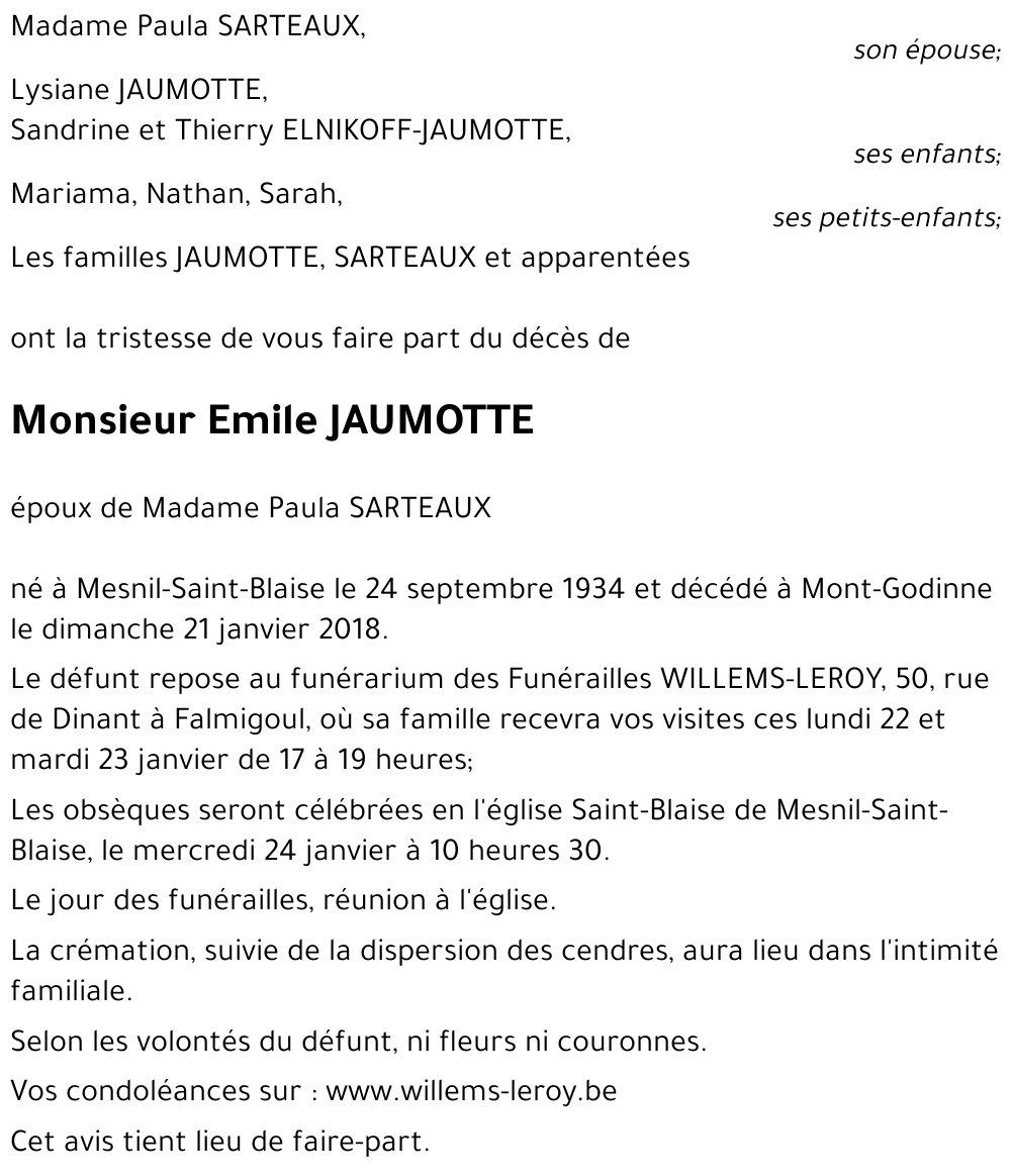 Emile JAUMOTTE