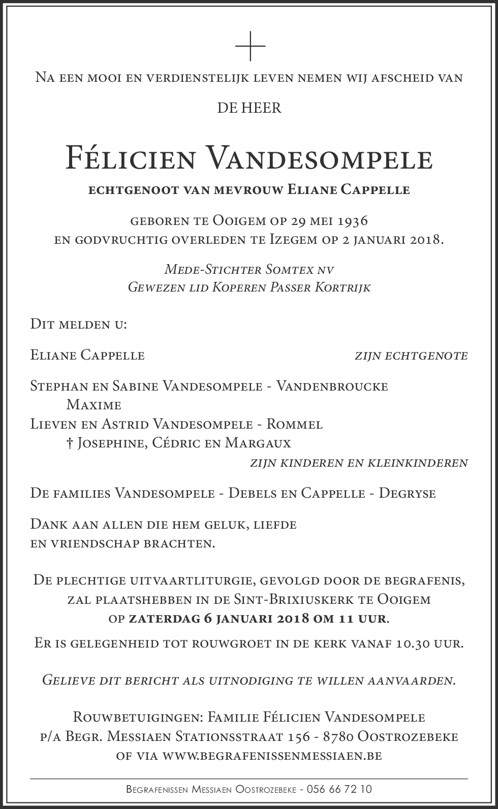 Félicien Vandesompele