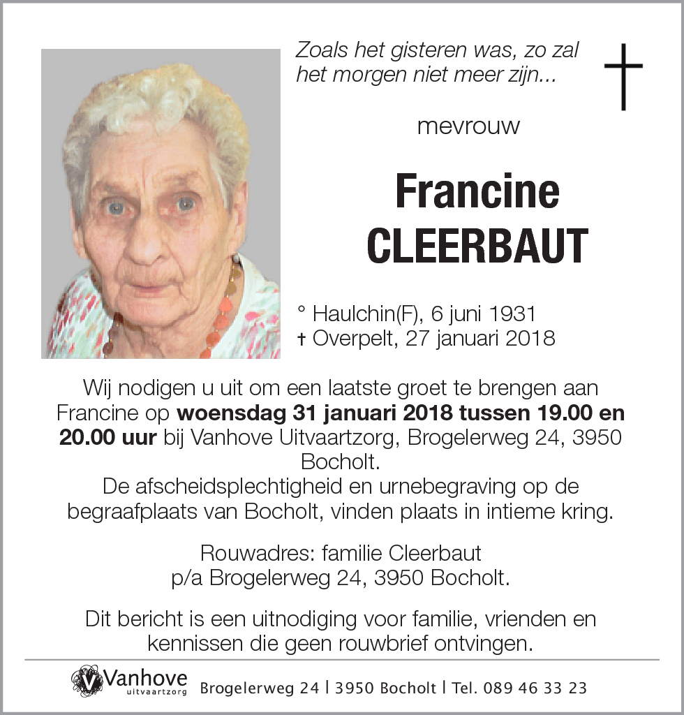 Francine Cleerbaut