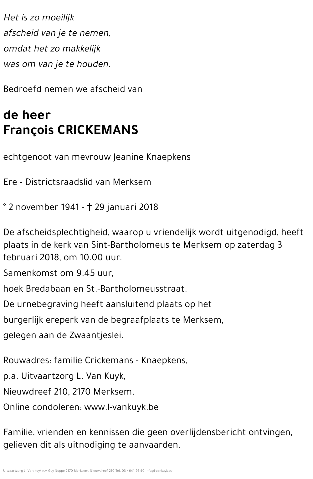 François Crickemans