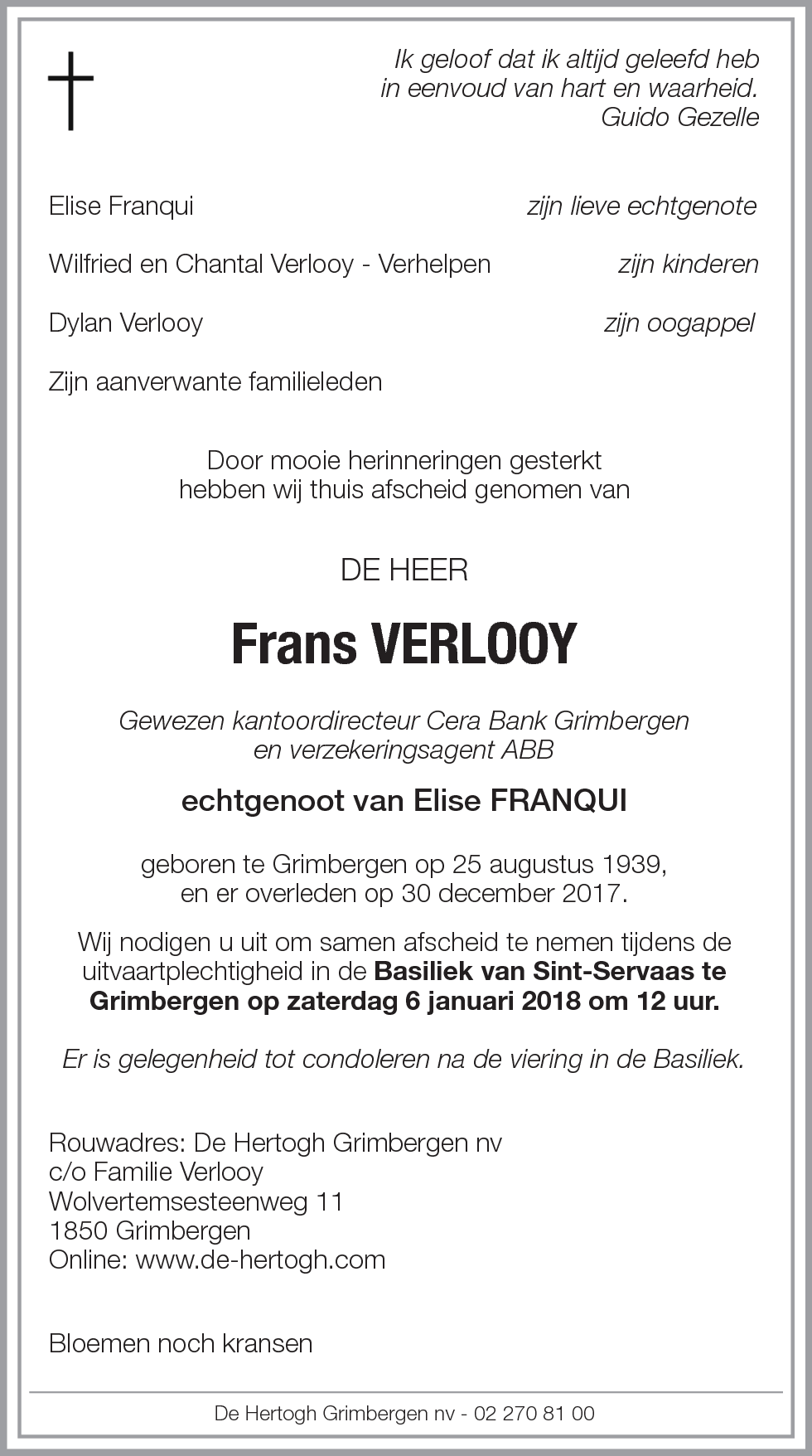 Frans VERLOOY