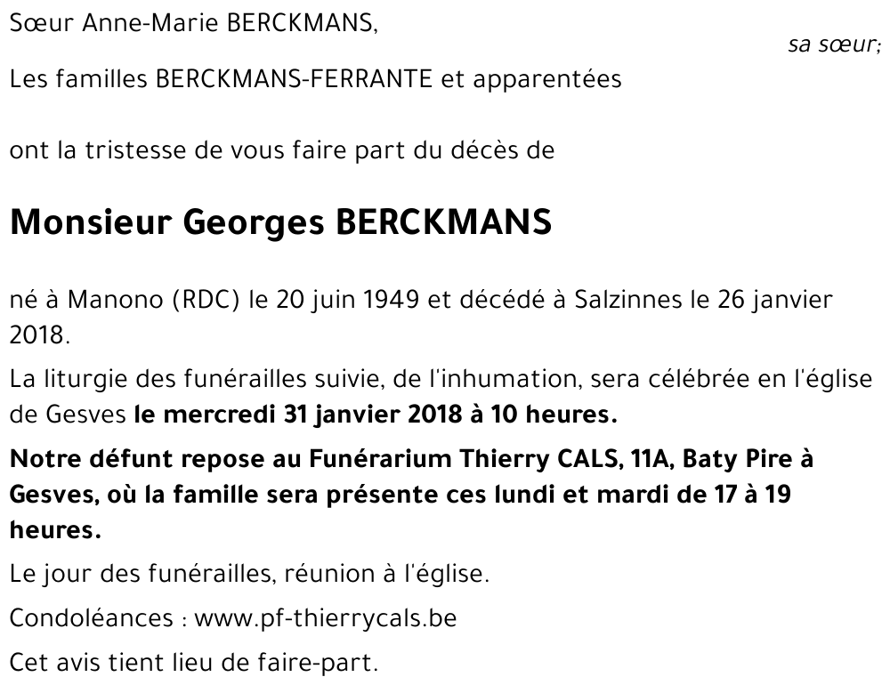 Georges BERCKMANS