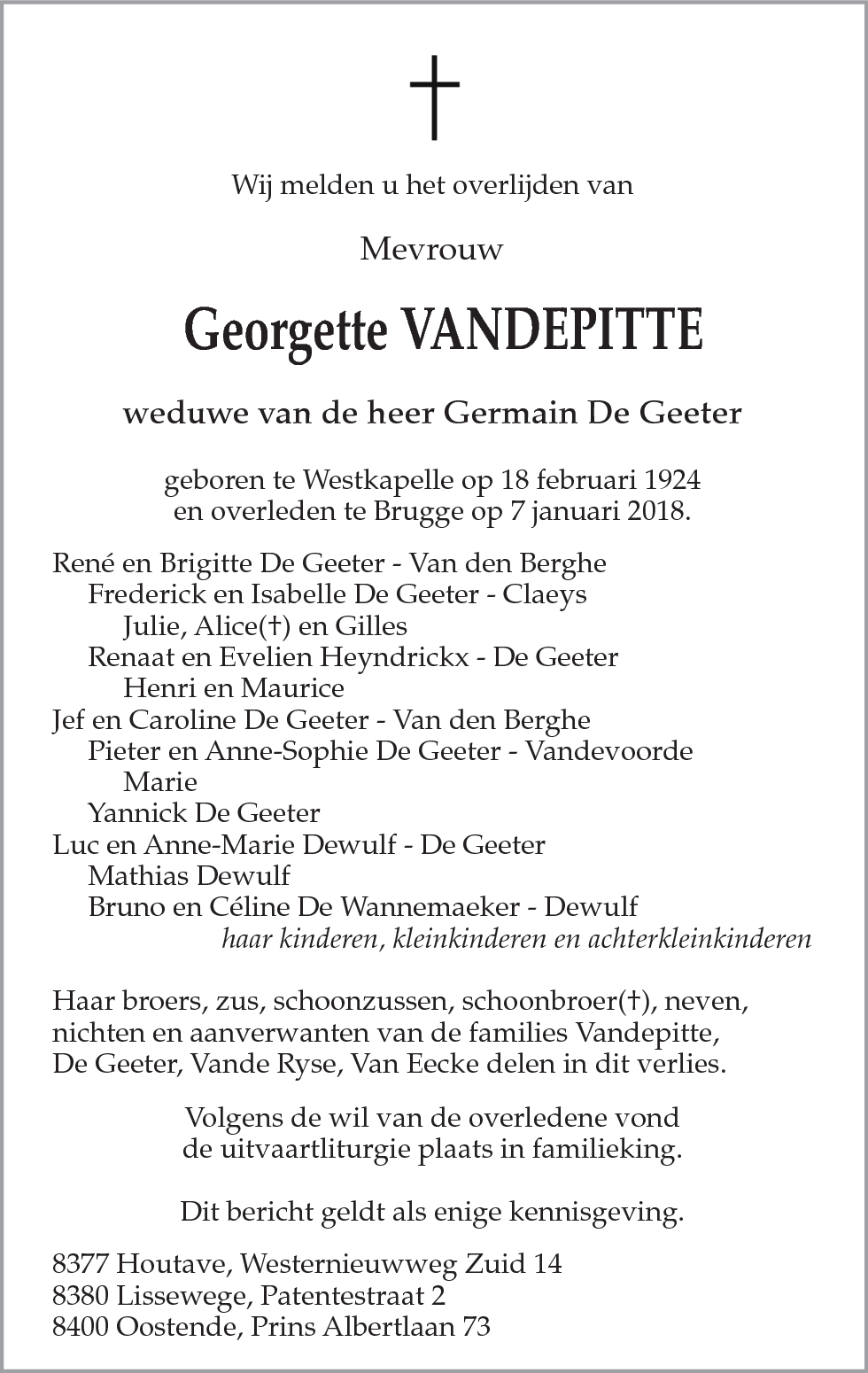 Georgette Vandepitte