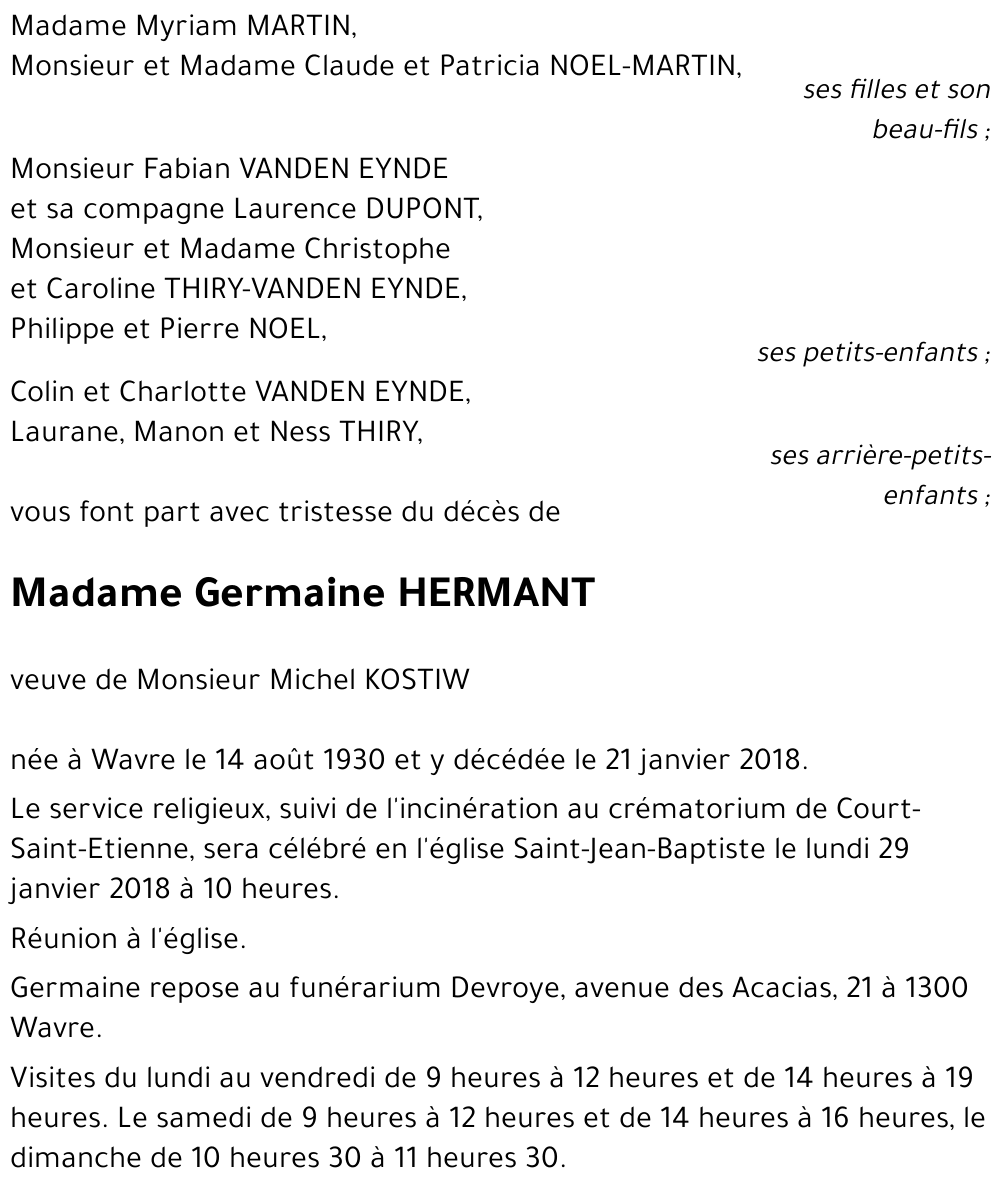 Germaine Hermant