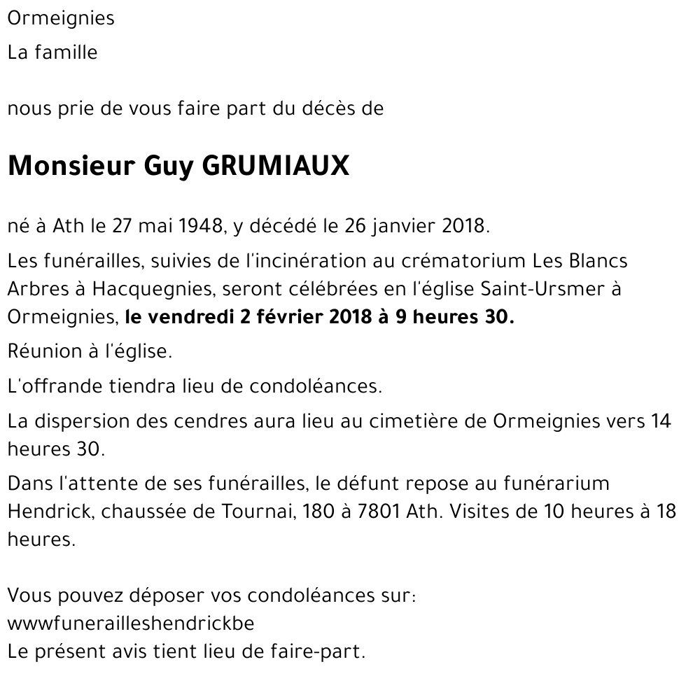 Guy GRUMIAUX