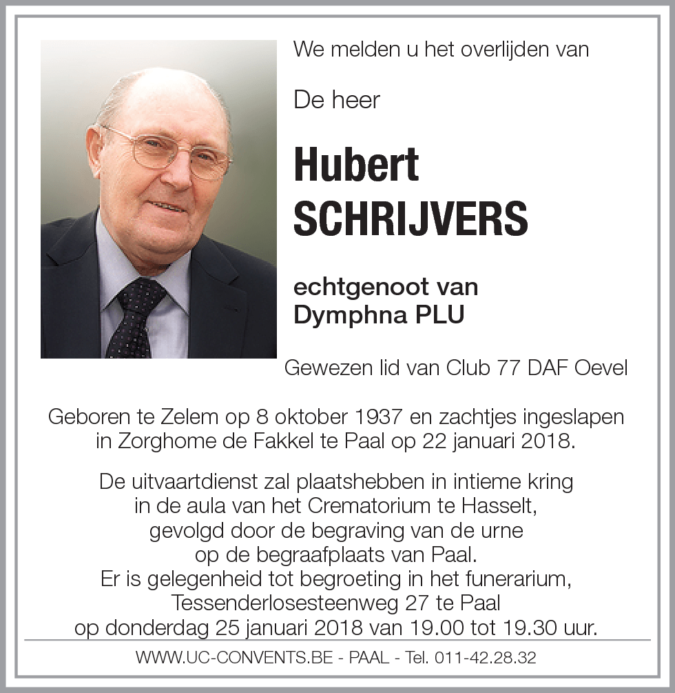 Hubert Schrijvers