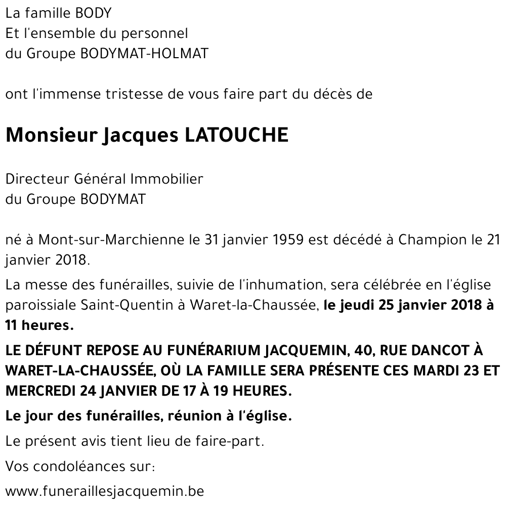 Jacques LATOUCHE
