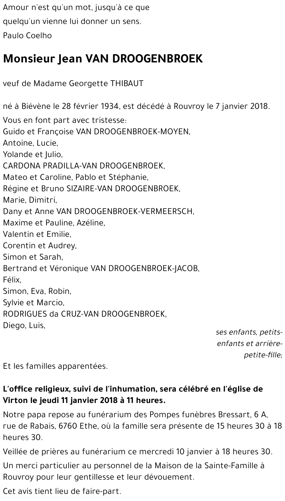 Jean VAN DROOGENBROEK 