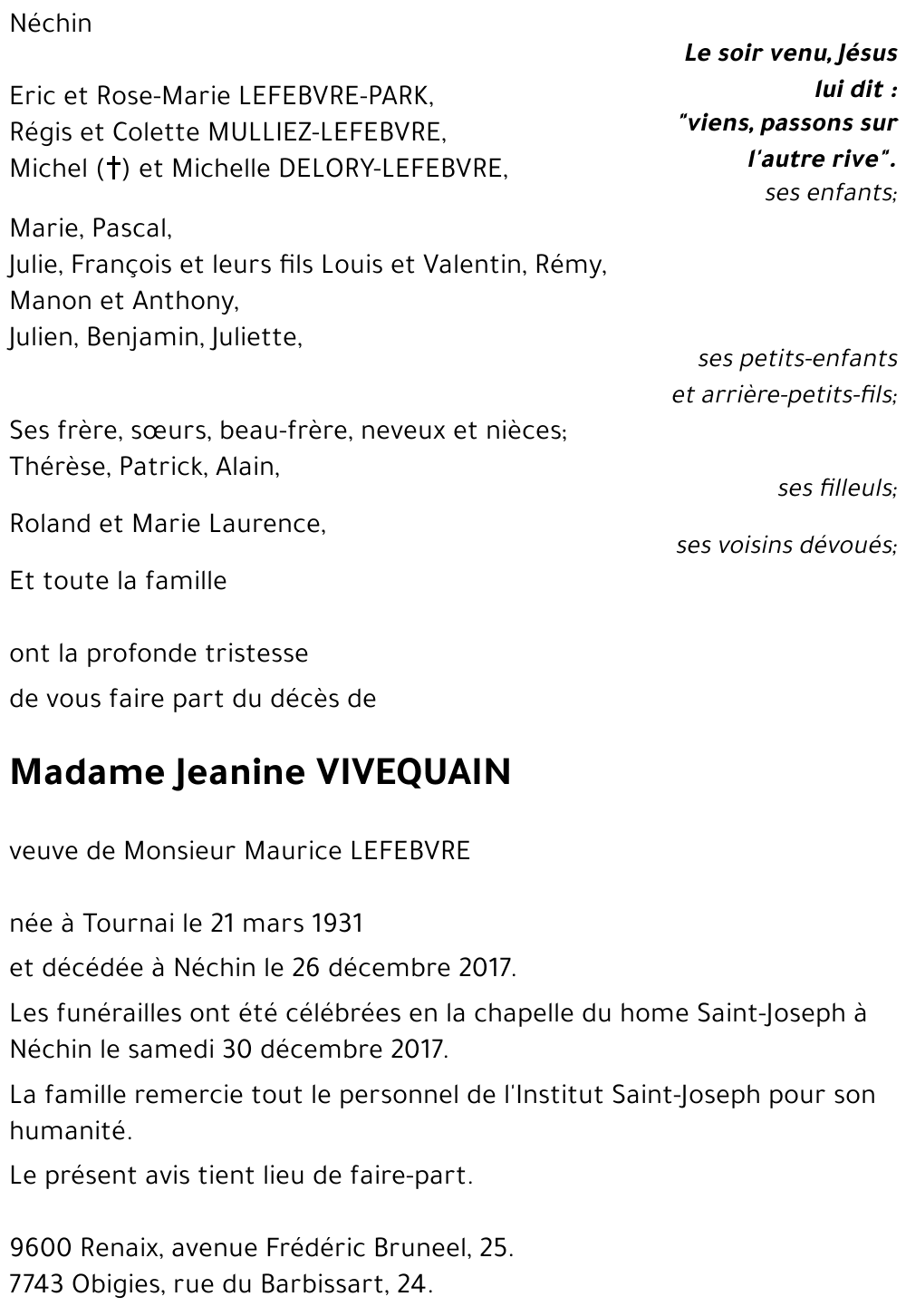 Jeanine VIVEQUAIN